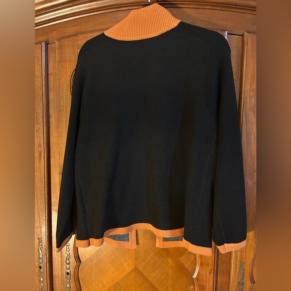 Boutique Brand no label Horse Bit Viscose Blend Horse Cardigan Size S #894 - Picture 4 of 5